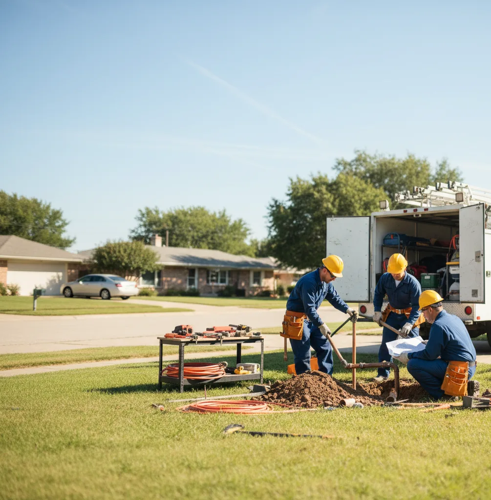 Sewer Line Repair in Forest Hill, TX